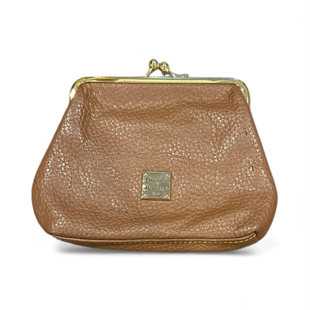 DOONEY & BOURKE Elegant Brown Leather Clutch